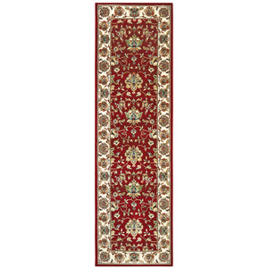Oriental Weavers Kashan Timeless Persian Design Area Rug In Vibrant Colors - Luxurious Indoor Softness And Style Red,Ivory Polypropylene K4929r068230st