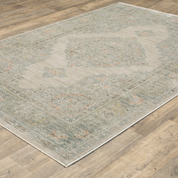 Oriental Weavers Keaton Beige/Multi Indoor Area Rug - Modern Traditional Design With Soft, Textured Luxury Feel Beige,Multi Polyester Kkea02300394st