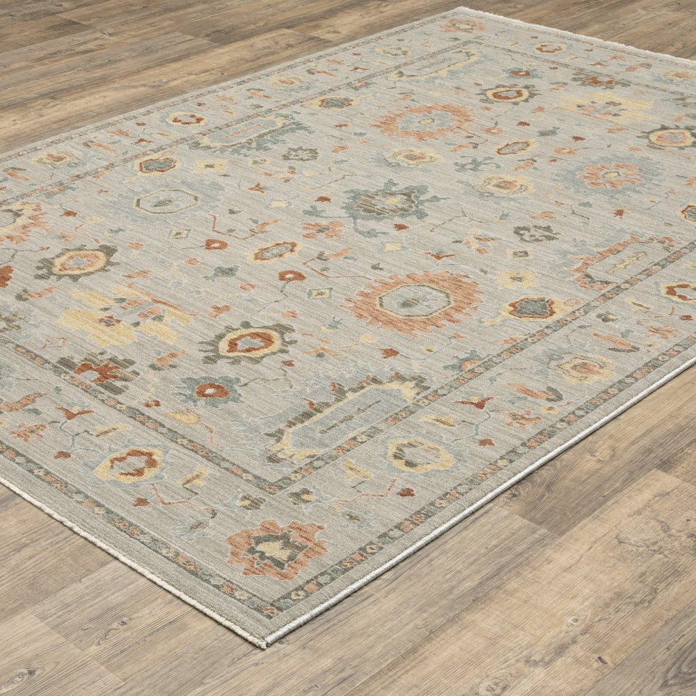 Oriental Weavers Keaton Modern Traditional Indoor Area Rug In Earth Tones - Soft, Textured, And Machine-woven Elegance Grey,Multi Polyester Kkea03300394st
