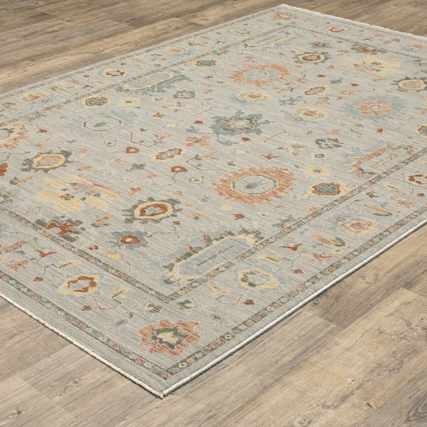 Oriental Weavers Keaton Modern Traditional Indoor Area Rug In Earth Tones - Soft, Textured, And Machine-woven Elegance Grey,Multi Polyester Kkea03300394st