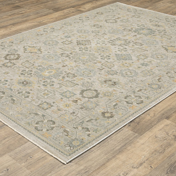 Oriental Weavers Keaton Indoor Area Rug - Modern Traditional Design In Earthy Tones With Luxurious Soft Texture Beige,Blue Polyester Kkea06200296st