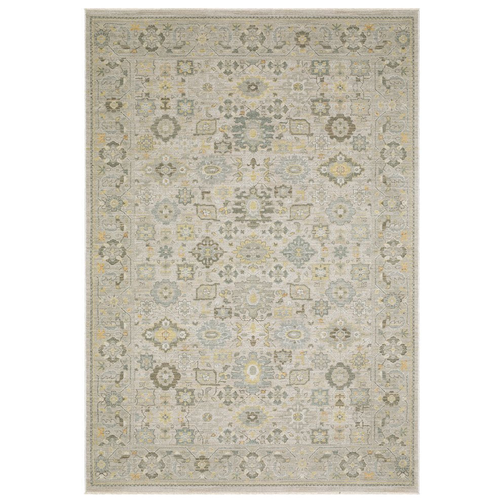 Oriental Weavers Keaton Indoor Area Rug - Modern Traditional Design In Earthy Tones With Luxurious Soft Texture Beige,Blue Polyester Kkea06200296st