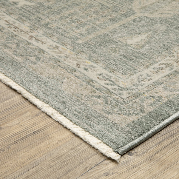 Oriental Weavers Keaton Indoor Area Rug - Modern Traditional Style In Earthy Tones With Soft, Textured Pile Green,Beige Polyester Kkea07240340st
