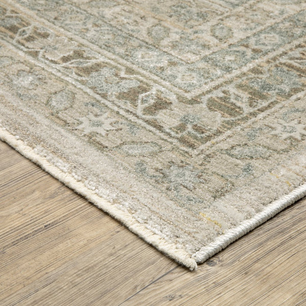 Oriental Weavers Keaton Beige & Green Indoor Area Rug - Modern Traditional Design With Soft Textured Pile Beige,Green Polyester Kkea08068235st