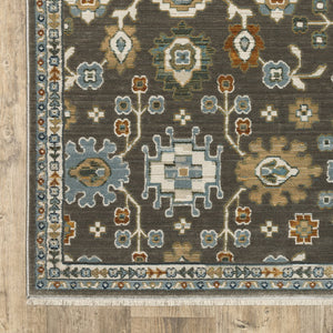 Oriental Weavers Keira Multi-tonal Indoor Area Rug - Elegant Persian Motifs In Rich Copper, Gold, And Indigo Shades Grey,Multi Polyester Kkei01200296st