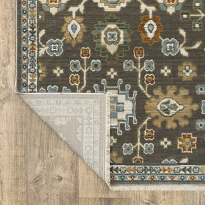 Oriental Weavers Keira Multi-tonal Indoor Area Rug - Elegant Persian Motifs In Rich Copper, Gold, And Indigo Shades Grey,Multi Polyester Kkei01200296st