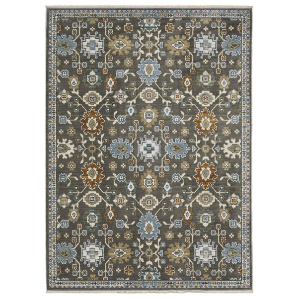 Oriental Weavers Keira Multi-tonal Indoor Area Rug - Elegant Persian Motifs In Rich Copper, Gold, And Indigo Shades Grey,Multi Polyester Kkei01200296st