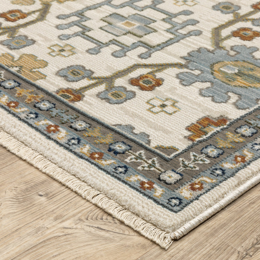 Oriental Weavers Keira Elegant Multi-tonal Indoor Area Rug - Traditional Persian Motifs In Rich Colors And Textures Ivory,Multi Polyester Kkei02100153st