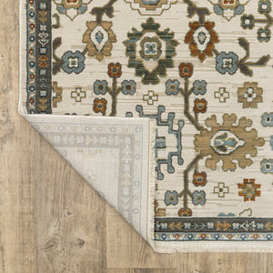 Oriental Weavers Keira Elegant Multi-tonal Indoor Area Rug - Traditional Persian Motifs In Rich Colors And Textures Ivory,Multi Polyester Kkei02100153st