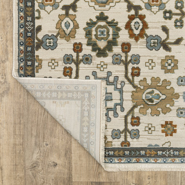 Oriental Weavers Keira Elegant Multi-tonal Indoor Area Rug - Traditional Persian Motifs In Rich Colors And Textures Ivory,Multi Polyester Kkei02100153st