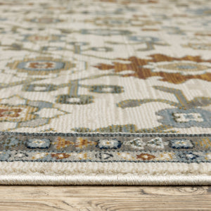 Oriental Weavers Keira Elegant Multi-tonal Indoor Area Rug - Traditional Persian Motifs In Rich Colors And Textures Ivory,Multi Polyester Kkei02100153st