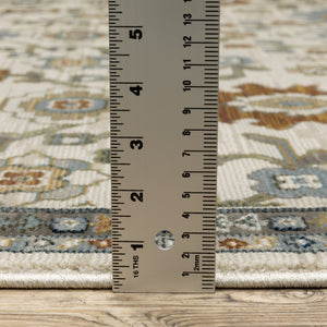 Oriental Weavers Keira Elegant Multi-tonal Indoor Area Rug - Traditional Persian Motifs In Rich Colors And Textures Ivory,Multi Polyester Kkei02100153st