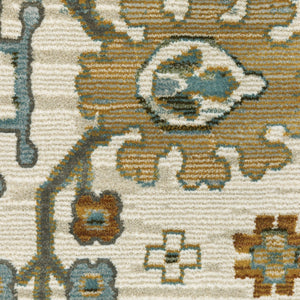 Oriental Weavers Keira Elegant Multi-tonal Indoor Area Rug - Traditional Persian Motifs In Rich Colors And Textures Ivory,Multi Polyester Kkei02100153st