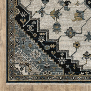 Oriental Weavers Keira Indoor Area Rug - Luxurious Multi-tonal Design With Persian Motifs For Elegant Home Décor Blue,Grey Polyester Kkei04160235st
