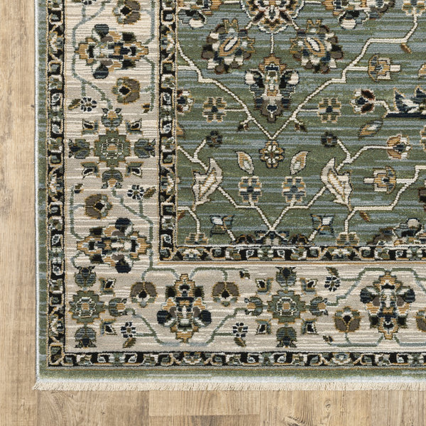 Oriental Weavers Keira Elegant Power-loomed Indoor Area Rug With Traditional Motifs In Rich Multi-tonal Colors Blue,Green Polyester Kkei07068235st