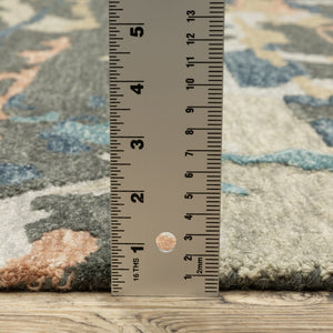 Oriental Weavers Kipton Hand-tufted Wool Area Rug - Organic Design With Soft Blue And Copper Tones For Your Home Decor Grey,Blue Wool Kkip01243304st