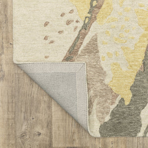 Oriental Weavers Kipton Hand-tufted Indoor Area Rug - Organic Design In Softly Saturated Blues, Greens, And Golds Beige,Yellow Wool Kkip02152243st