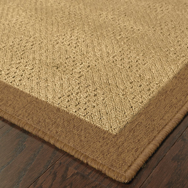 Oriental Weavers Lanai Indoor/Outdoor Area Rug - Stylish, Stain-resistant Design For Relaxed Social Spaces Outdoors Beige,Brown Polypropylene L525d7190279st
