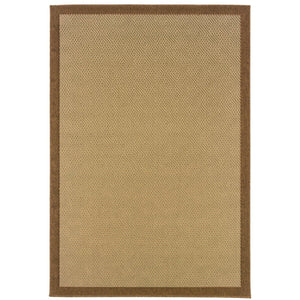 Oriental Weavers Lanai Indoor/Outdoor Area Rug - Stylish, Stain-resistant Design For Relaxed Social Spaces Outdoors Beige,Brown Polypropylene L525d7190279st
