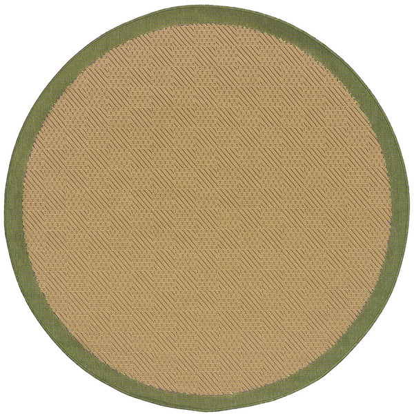 Oriental Weavers Lanai Indoor/Outdoor Area Rug - Stylish, Stain-resistant Design For Casual Entertaining Outdoors Beige,Green Polypropylene L525g6238238st