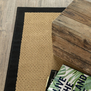 Oriental Weavers Lanai Indoor/Outdoor Area Rug - Stylish, Stain-resistant Design For Relaxed Living Spaces Beige,Black Polypropylene L525x5220320st