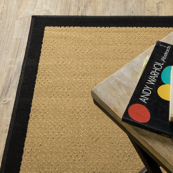 Oriental Weavers Lanai Indoor/Outdoor Area Rug - Stylish, Stain-resistant Design For Relaxed Living Spaces Beige,Black Polypropylene L525x5220320st