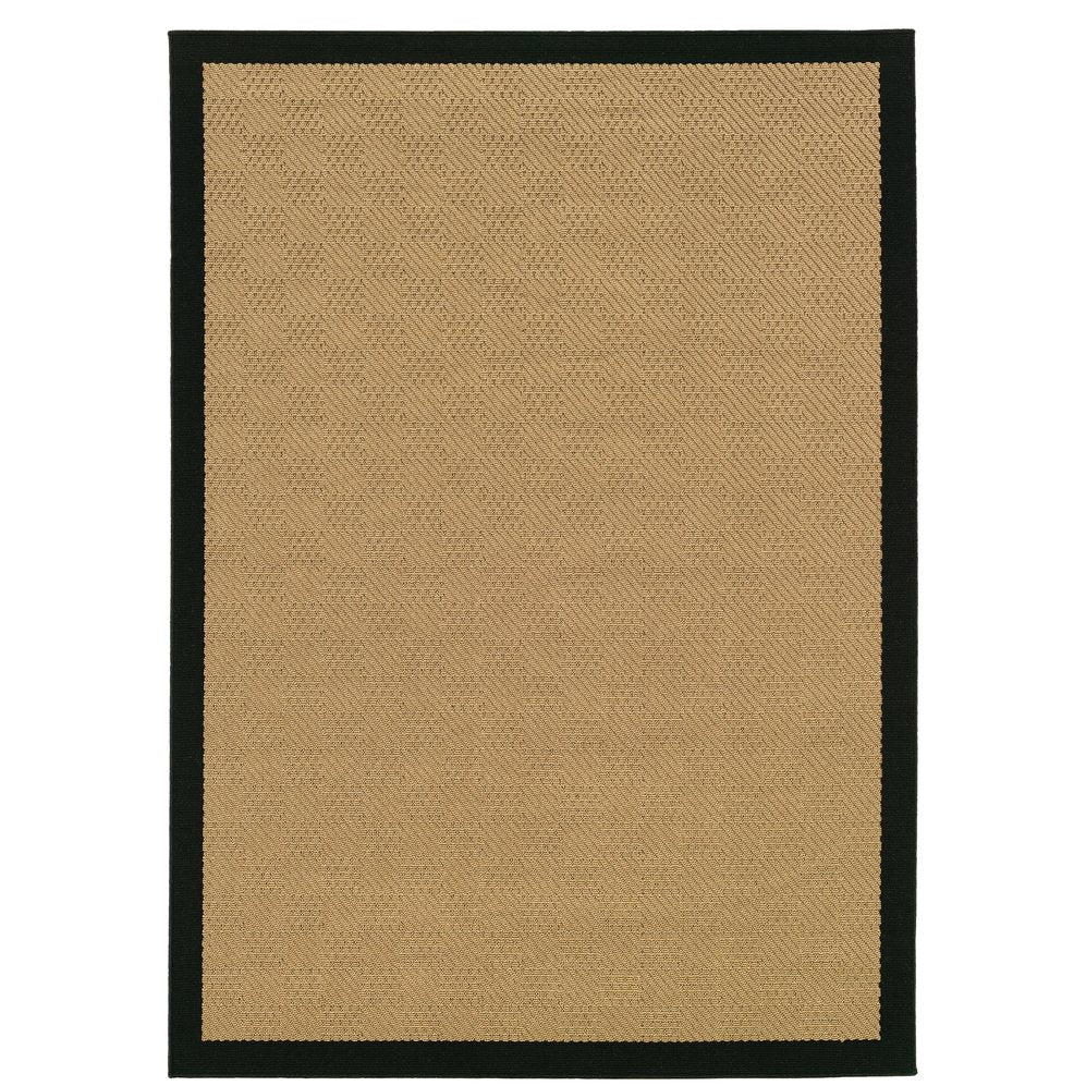 Oriental Weavers Lanai Indoor/Outdoor Area Rug - Stylish, Stain-resistant Design For Relaxed Living Spaces Beige,Black Polypropylene L525x5220320st