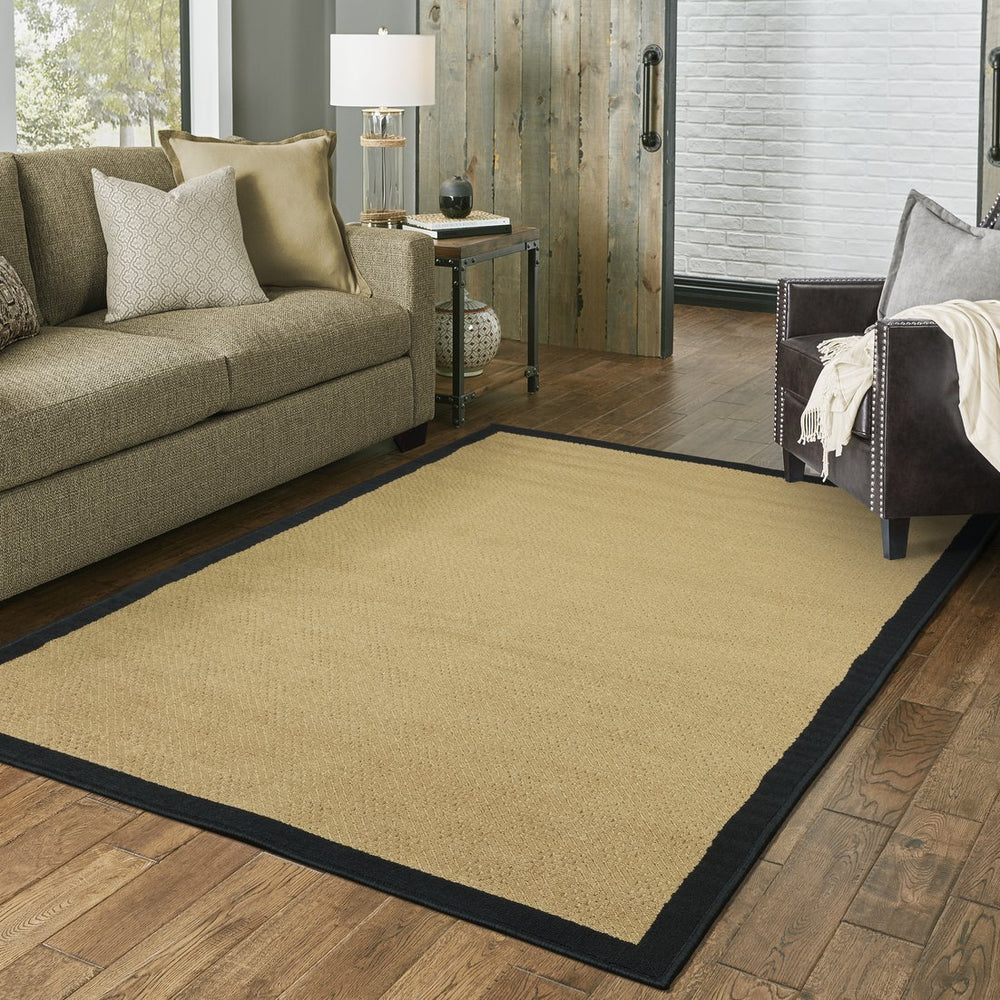 Oriental Weavers Lanai Indoor/Outdoor Area Rug - Stylish, Stain-resistant Design For Relaxed Living Spaces Beige,Black Polypropylene L525x5220320st