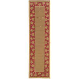 Oriental Weavers Lanai Indoor/Outdoor Area Rug - Stylish, Stain-resistant Design For Relaxed Living Spaces Beige,Red Polypropylene L606c8068230st