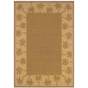 Oriental Weavers Lanai Indoor/Outdoor Area Rug - Stylish Natural Sisal Design With Stain-resistant Fibers Tan,Beige Polypropylene L606m7220320st