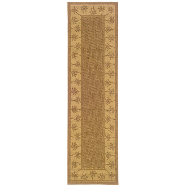 Oriental Weavers Lanai Indoor/Outdoor Area Rug - Stylish Natural Sisal Design With Stain-resistant Fibers Tan,Beige Polypropylene L606m7068230st