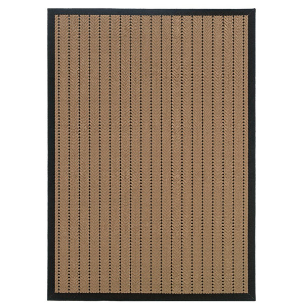 Oriental Weavers Lanai Indoor/Outdoor Area Rug – Stylish, Stain-resistant Design For Casual Gatherings And Relaxation Beige,Black Polypropylene L720x5060090st