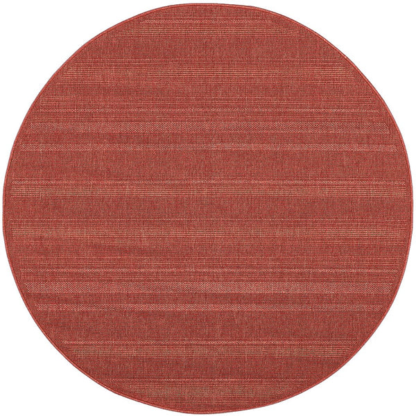 Oriental Weavers Lanai Indoor/Outdoor Area Rug - Stain-resistant, Textured Design For Stylish Casual Living Spaces Red Polypropylene L781c8238238st