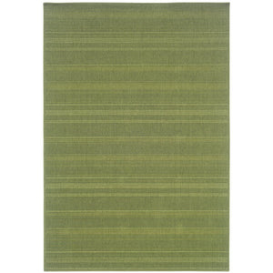 Oriental Weavers Lanai Indoor/Outdoor Area Rug - Stylish, Stain-resistant Design For Casual Spaces And Gatherings Green Polypropylene L781f6055115st
