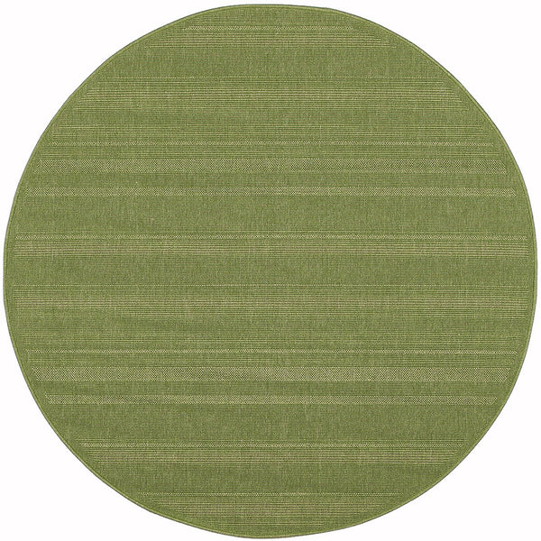 Oriental Weavers Lanai Indoor/Outdoor Area Rug - Stylish, Stain-resistant Design For Casual Spaces And Gatherings Green Polypropylene L781f6238238st