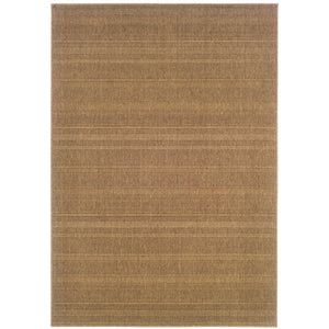 Oriental Weavers Lanai Indoor/Outdoor Area Rug - Stylish, Stain-resistant Design For Casual Living Spaces Tan Polypropylene L781n7190279st