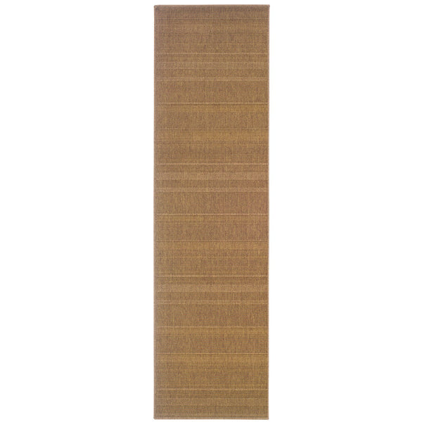 Oriental Weavers Lanai Indoor/Outdoor Area Rug - Stylish, Stain-resistant Design For Casual Living Spaces Tan Polypropylene L781n7068230st