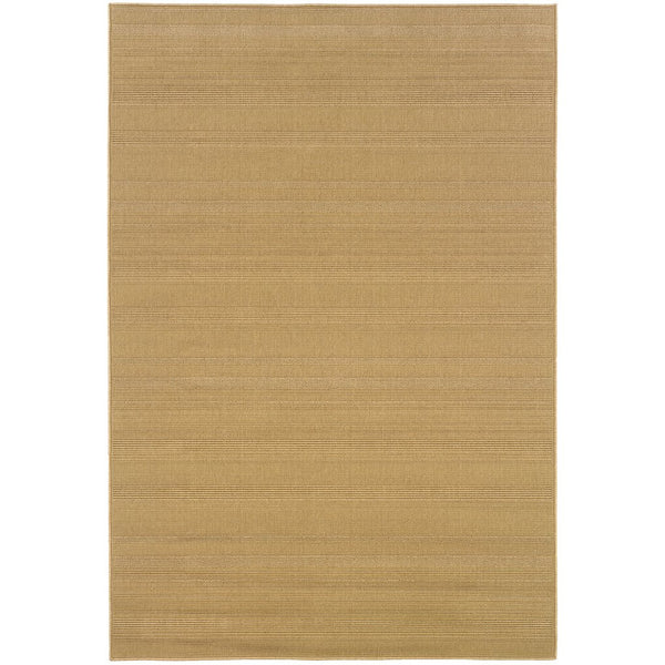 Oriental Weavers Lanai Indoor/Outdoor Area Rug - Stylish, Stain-resistant Design For Relaxed Social Spaces Anywhere Tan Polypropylene L781y1220320st