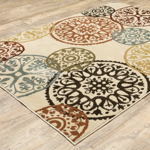 Oriental Weavers Laurel Indoor Area Rug - Stunning Multi-color Design With Texture And Warm Neutrals For Any Room Beige,Multi Polypropylene L2733h200280in