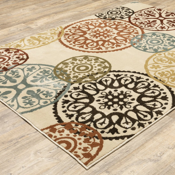 Oriental Weavers Laurel Indoor Area Rug - Stunning Multi-color Design With Texture And Warm Neutrals For Any Room Beige,Multi Polypropylene L2733h200280in