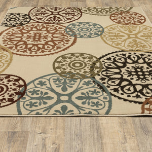 Oriental Weavers Laurel Indoor Area Rug - Stunning Multi-color Design With Texture And Warm Neutrals For Any Room Beige,Multi Polypropylene L2733h200280in