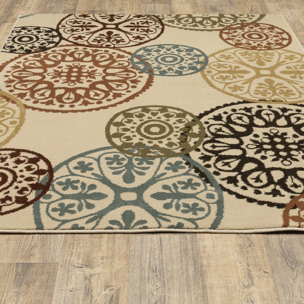 Oriental Weavers Laurel Indoor Area Rug - Stunning Multi-color Design With Texture And Warm Neutrals For Any Room Beige,Multi Polypropylene L2733h200280in
