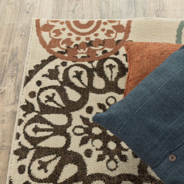 Oriental Weavers Laurel Indoor Area Rug - Stunning Multi-color Design With Texture And Warm Neutrals For Any Room Beige,Multi Polypropylene L2733h200280in
