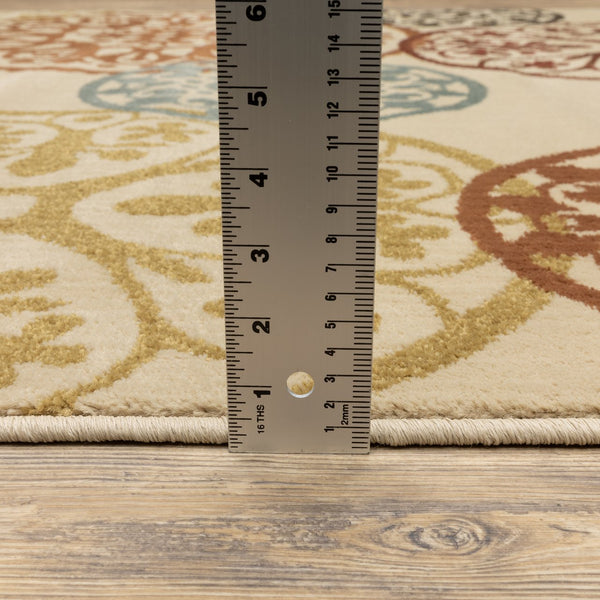 Oriental Weavers Laurel Indoor Area Rug - Stunning Multi-color Design With Texture And Warm Neutrals For Any Room Beige,Multi Polypropylene L2733h200280in
