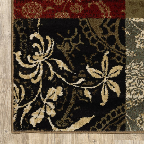 Oriental Weavers Laurel Indoor Area Rug - Vibrant Deep Red, Soft Rain Blue & Elegant Gold Frieze For Any Space Multi,Colored Polypropylene L2798a160213in