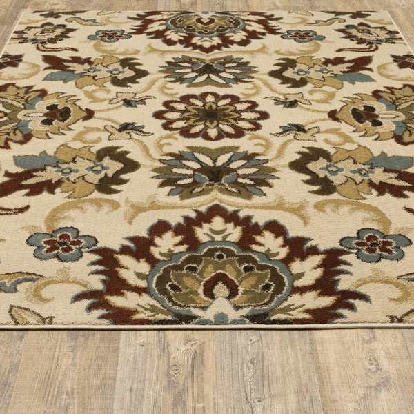 Oriental Weavers Laurel Indoor Area Rug - Elegant Machine-woven Design In Rich Colors And Gold Frieze Yarn Accents Ivory,Multi Polypropylene L3357m160213in