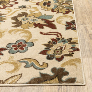 Oriental Weavers Laurel Indoor Area Rug - Elegant Machine-woven Design In Rich Colors And Gold Frieze Yarn Accents Ivory,Multi Polypropylene L3357m160213in