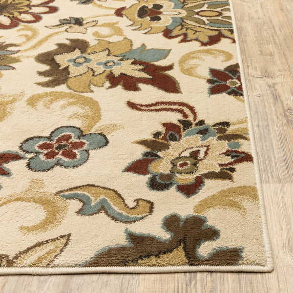 Oriental Weavers Laurel Indoor Area Rug - Elegant Machine-woven Design In Rich Colors And Gold Frieze Yarn Accents Ivory,Multi Polypropylene L3357m160213in