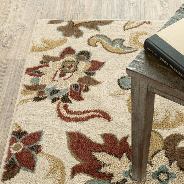Oriental Weavers Laurel Indoor Area Rug - Elegant Machine-woven Design In Rich Colors And Gold Frieze Yarn Accents Ivory,Multi Polypropylene L3357m160213in