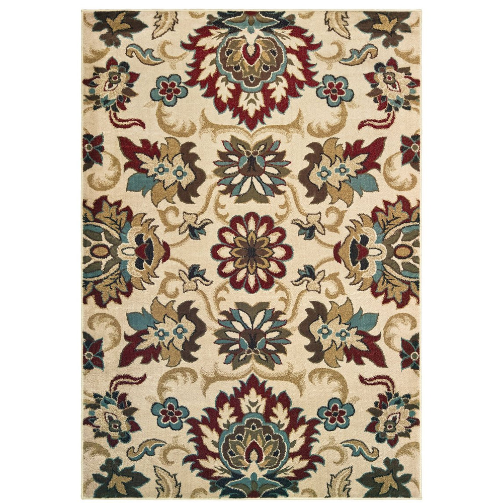 Oriental Weavers Laurel Indoor Area Rug - Elegant Machine-woven Design In Rich Colors And Gold Frieze Yarn Accents Ivory,Multi Polypropylene L3357m160213in